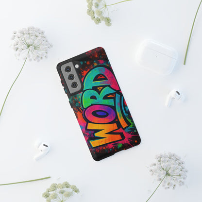Phone Cases 90s Slang 'Word' Graffiti Tough Cases