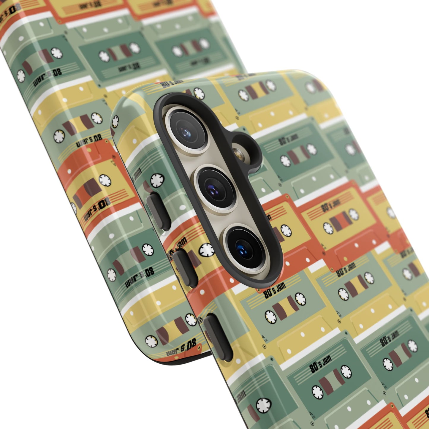 Retro Phone Case - 80s 90s Jam Cassette Tapes, Unique Gift for Music Lovers, Birthday Present, Vintage Style Phone Cover, Cassette Design