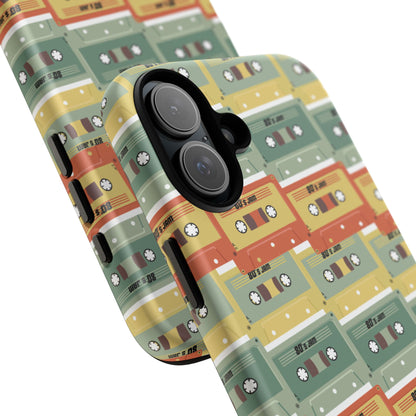 Retro Phone Case - 80s 90s Jam Cassette Tapes, Unique Gift for Music Lovers, Birthday Present, Vintage Style Phone Cover, Cassette Design