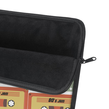 Fun 80s 90s Cassette Laptop Sleeve - Unique Tech Accessory, Gift for Geeks, Midlife Crisis Humor, Computer Case for Home, Office