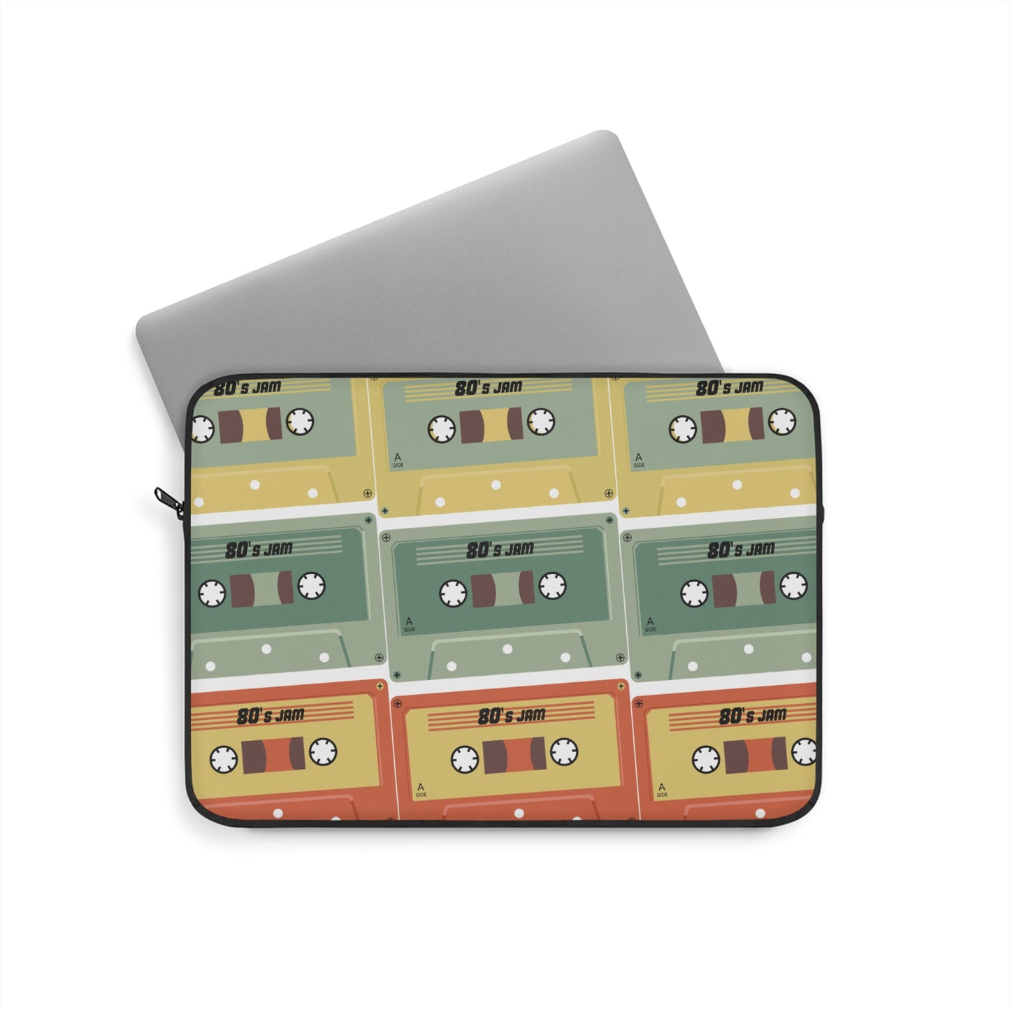 Fun 80s 90s Cassette Laptop Sleeve - Unique Tech Accessory, Gift for Geeks, Midlife Crisis Humor, Computer Case for Home, Office