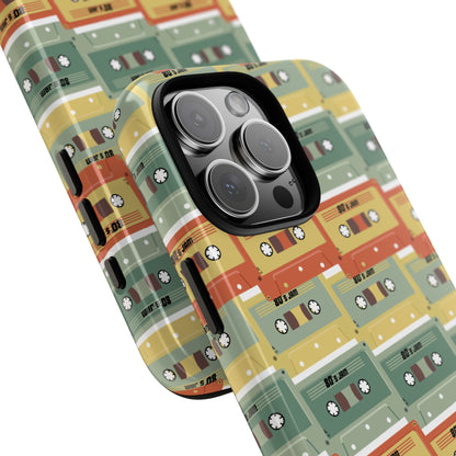 Retro Phone Case - 80s 90s Jam Cassette Tapes, Unique Gift for Music Lovers, Birthday Present, Vintage Style Phone Cover, Cassette Design