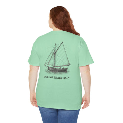 Sailing Tradition Tee - Galway, Ireland Shamrock Design
