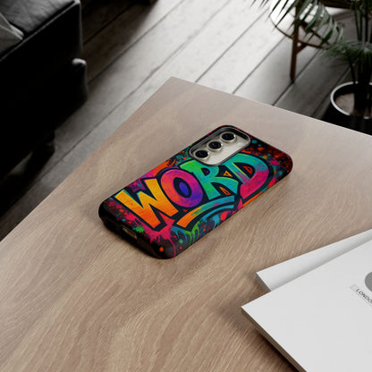 Phone Cases 90s Slang 'Word' Graffiti Tough Cases