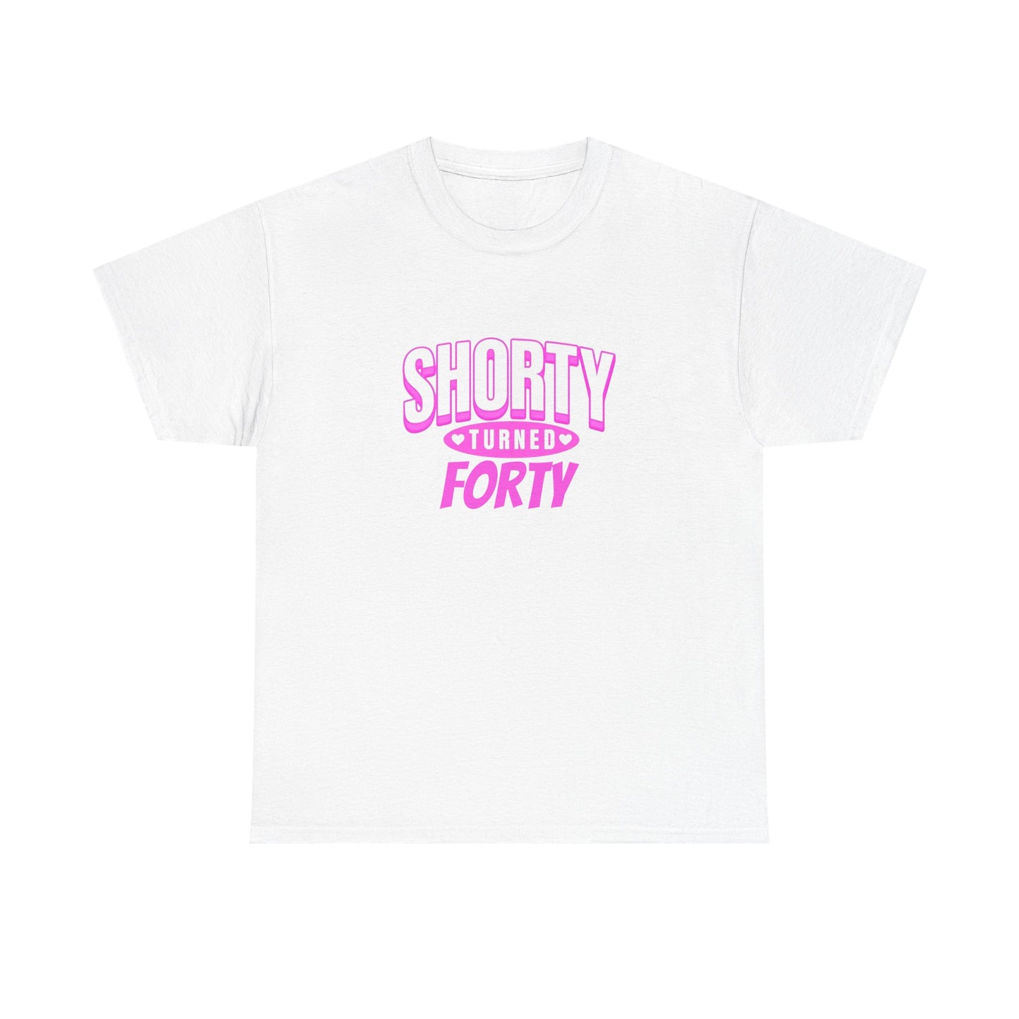 Personalized Shorty Forty Unisex Tee Unisex Birthday Celebration Tee - Shorty Turned Forty, Fun T-Shirt, Retro Gift, Milestone Birthday Apparel, Unique Party Wear