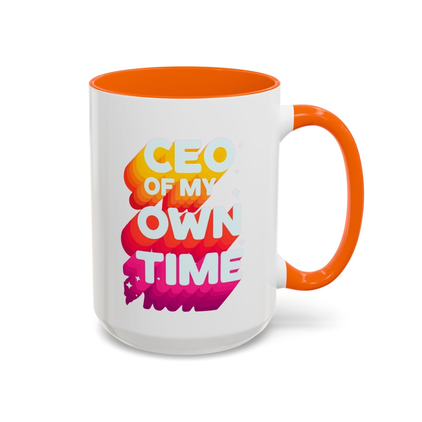 Personalize CEO of My Own Time Coffee Mug | Inspirational Accent Mug | Unique Gift for Entrepreneurs, Graduations, or Motivational Breaks, [...]