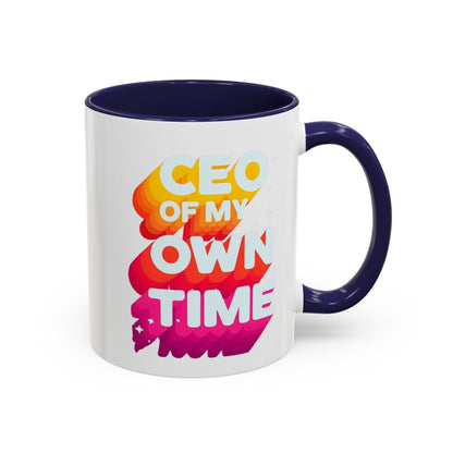 Personalize CEO of My Own Time Coffee Mug | Inspirational Accent Mug | Unique Gift for Entrepreneurs, Graduations, or Motivational Breaks, [...]