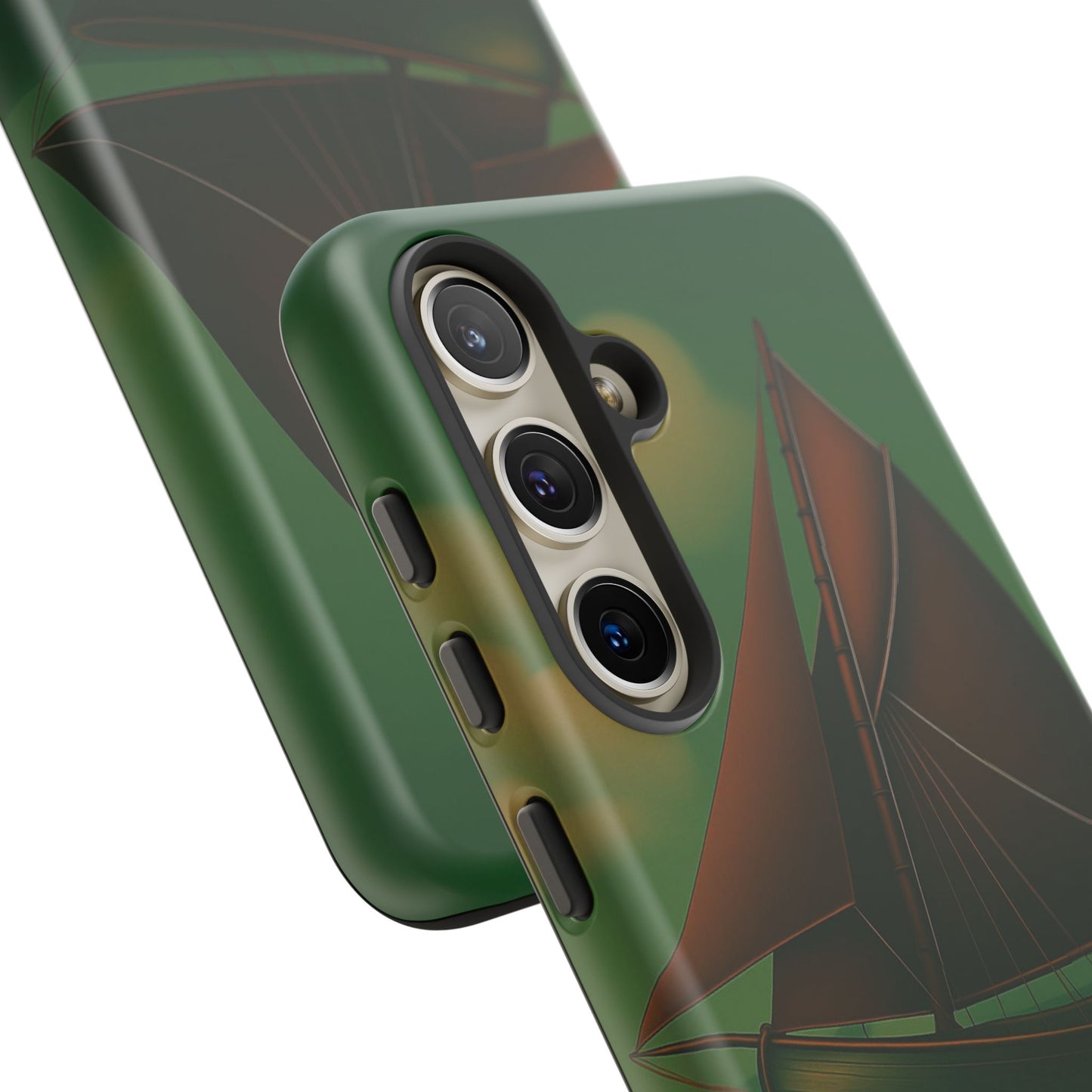 Personalize Galway Hooker Phone Case, Nautical Phone Cover, Tough Cases for Adventurers, Boating Accessories, Gift Sailboat