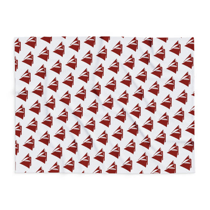 Fleece Blanket - Cozy Arctic Ocean Galway Hooker Design