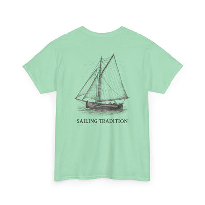 Sailing Tradition Tee - Galway, Ireland Shamrock Design