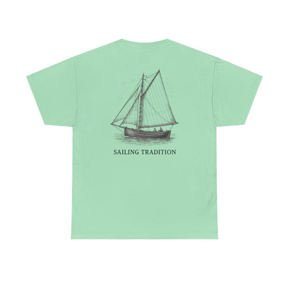 Sailing Tradition Tee - Galway, Ireland Shamrock Design