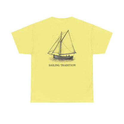 Sailing Tradition Tee - Galway, Ireland Shamrock Design