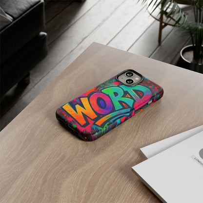 Phone Cases 90s Slang 'Word' Graffiti Tough Cases