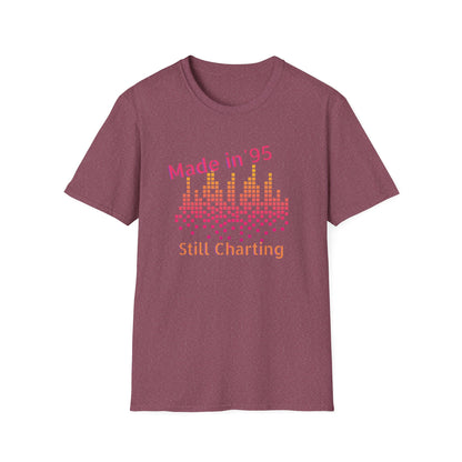 Personalize 90s Style T-Shirt - Unisex Birthyear Still Charting T-Shirt, Vintage 70s or 80s Tee, Fun Nostalgic Gift, Unisex Casual Wear, Perfect for Birthdays and Retro Parties