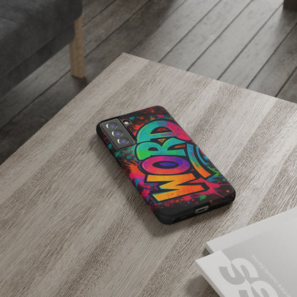 Phone Cases 90s Slang 'Word' Graffiti Tough Cases