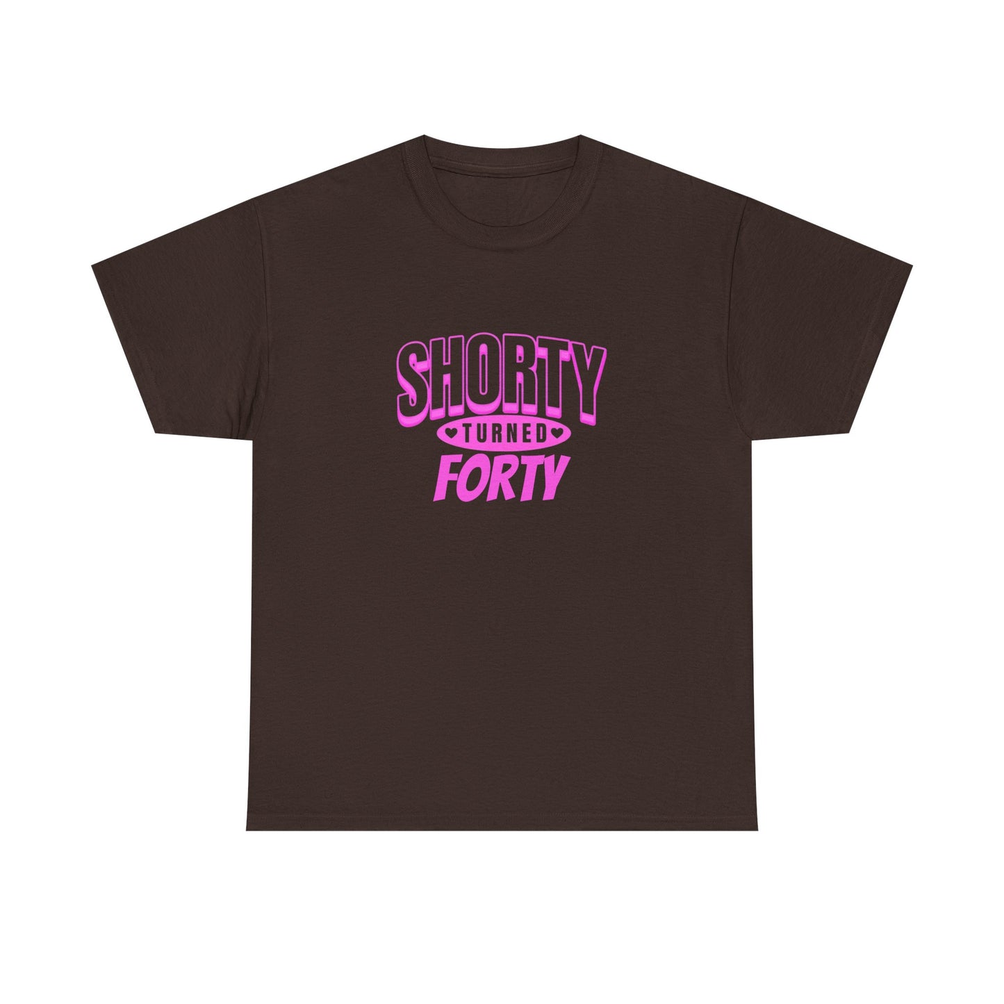 Personalized Shorty Forty Unisex Tee Unisex Birthday Celebration Tee - Shorty Turned Forty, Fun T-Shirt, Retro Gift, Milestone Birthday Apparel, Unique Party Wear