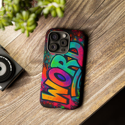 Phone Cases 90s Slang 'Word' Graffiti Tough Cases