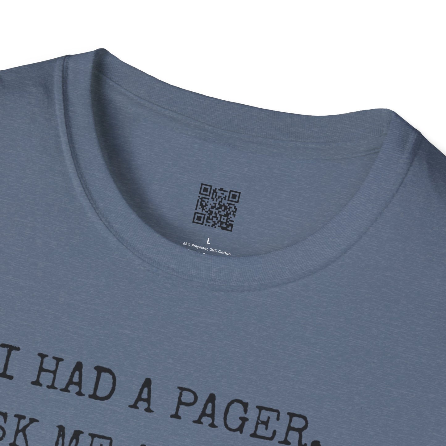 Vintage Pager Nostalgia T-Shirt 90s Style T-Shirt - Unisex, Fun Nostalgic Gift, Unisex Casual Wear, Perfect for Birthdays and Retro Parties