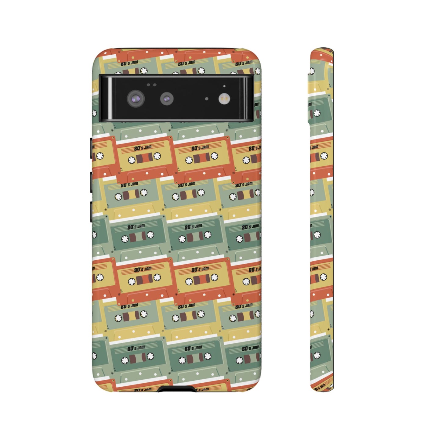 Retro Phone Case - 80s 90s Jam Cassette Tapes, Unique Gift for Music Lovers, Birthday Present, Vintage Style Phone Cover, Cassette Design