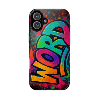 Phone Cases 90s Slang 'Word' Graffiti Tough Cases