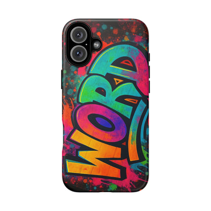Phone Cases 90s Slang 'Word' Graffiti Tough Cases
