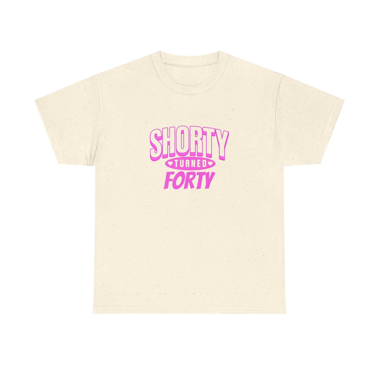 Personalized Shorty Forty Unisex Tee Unisex Birthday Celebration Tee - Shorty Turned Forty, Fun T-Shirt, Retro Gift, Milestone Birthday Apparel, Unique Party Wear