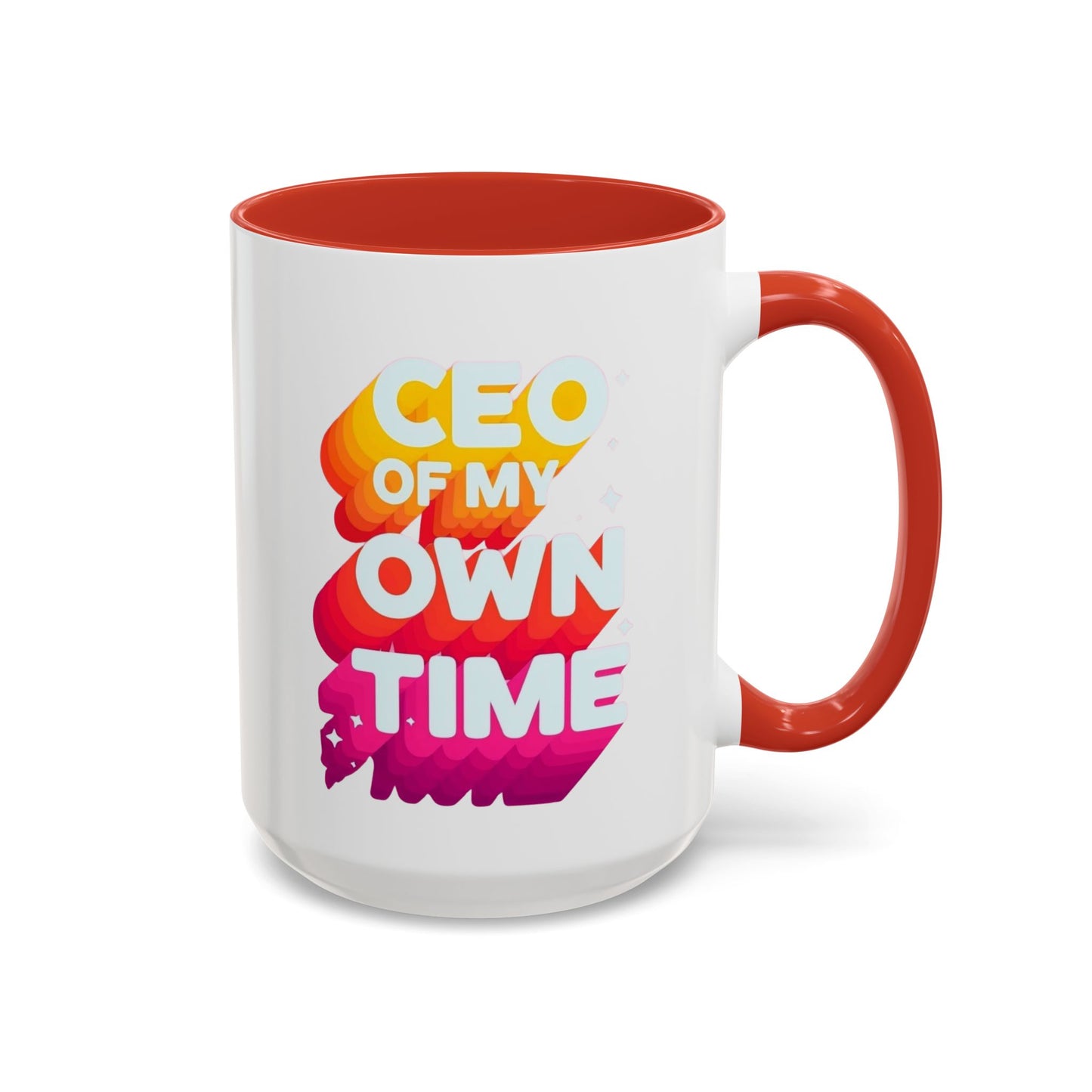 Personalize CEO of My Own Time Coffee Mug | Inspirational Accent Mug | Unique Gift for Entrepreneurs, Graduations, or Motivational Breaks, [...]