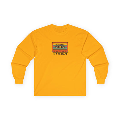 Long Sleeve Tee - Personalize Emotionally in a Mixtape with Birth Year or Name Unisex Ultra Cotton Long Sleeve Tee