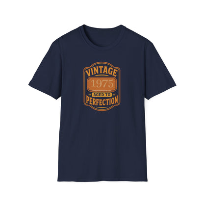 Vintage Birthyear Personalized  Aged to Perfection T-Shirt, Vintage 70s or 80s Tee, Fun Nostalgic Gift, Unisex Casual Wear, Perfect for Birthdays and Retro Parties