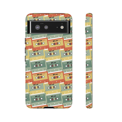 Retro Phone Case - 80s 90s Jam Cassette Tapes, Unique Gift for Music Lovers, Birthday Present, Vintage Style Phone Cover, Cassette Design