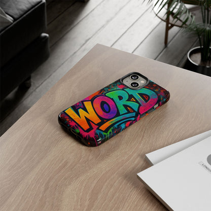 Phone Cases 90s Slang 'Word' Graffiti Tough Cases