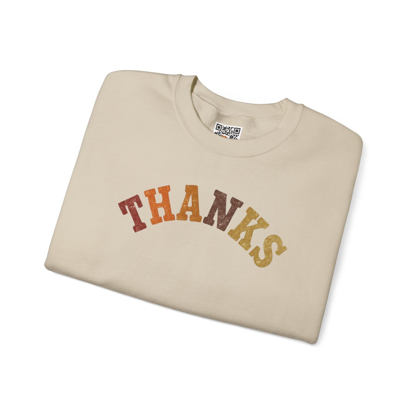 Thankful Vibes Unisex Sweatshirt, Cozy Gift for Friends, Thanksgiving Apparel, Thank You Sweatshirt, Casual Wear for All Occasions