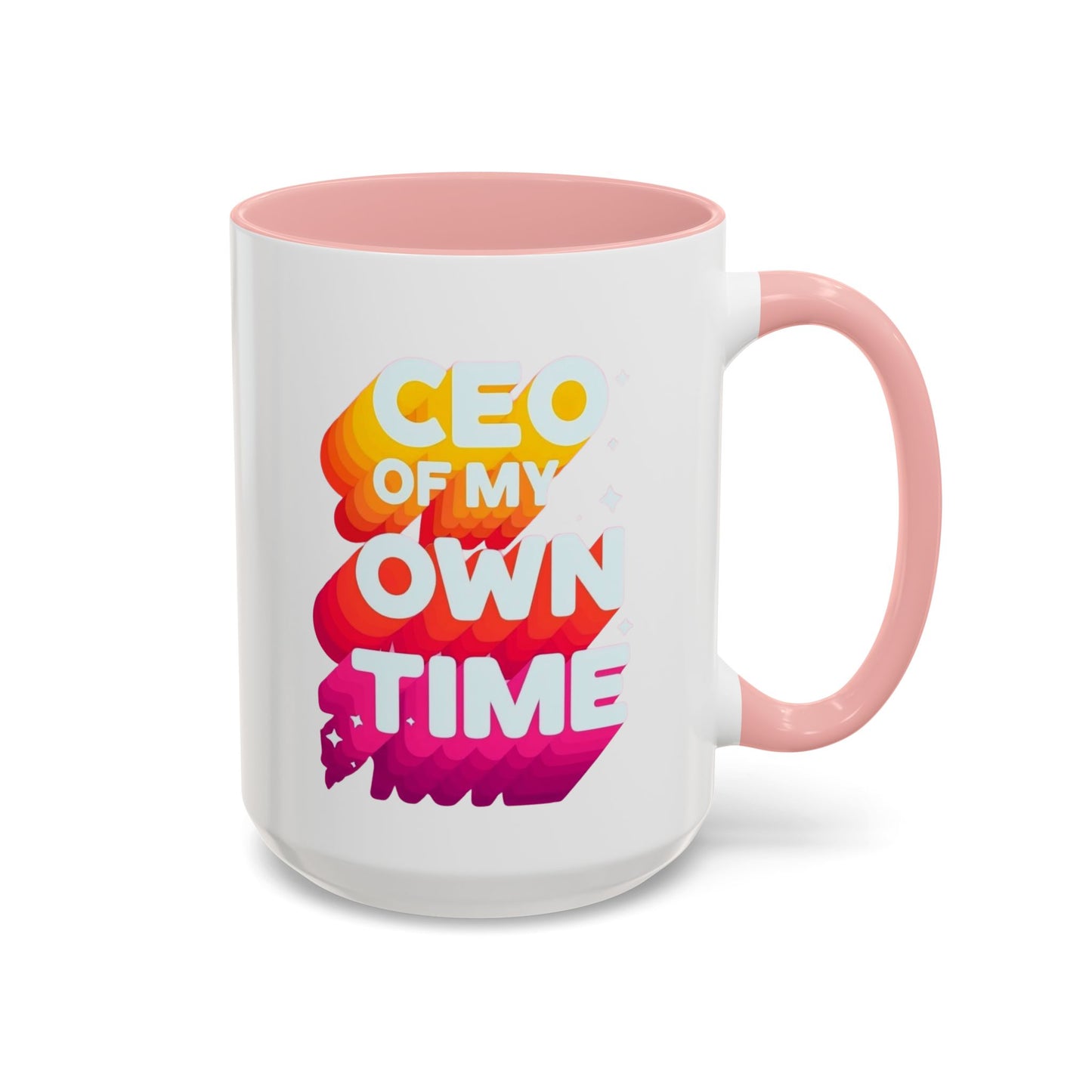 Personalize CEO of My Own Time Coffee Mug | Inspirational Accent Mug | Unique Gift for Entrepreneurs, Graduations, or Motivational Breaks, [...]