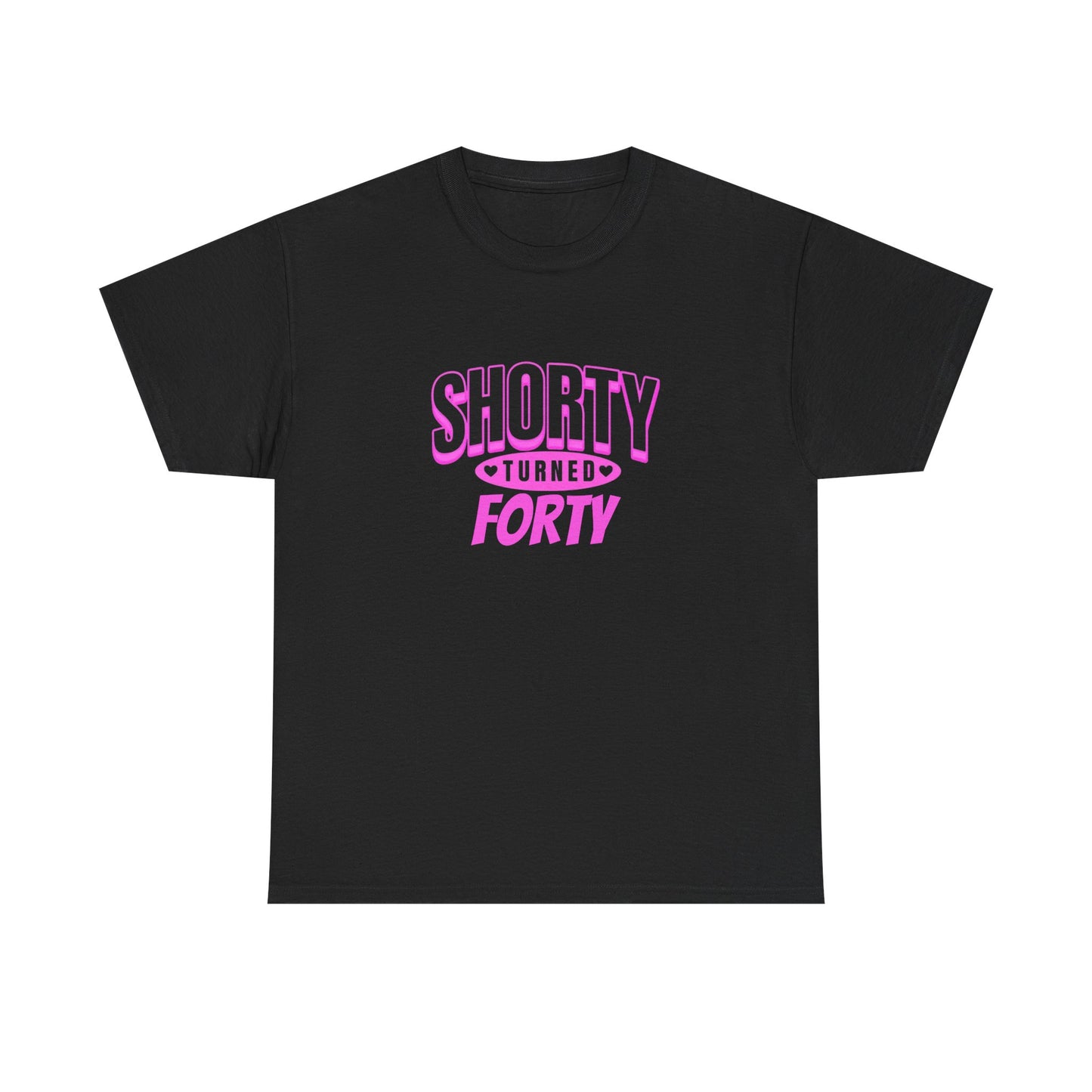Personalized Shorty Forty Unisex Tee Unisex Birthday Celebration Tee - Shorty Turned Forty, Fun T-Shirt, Retro Gift, Milestone Birthday Apparel, Unique Party Wear