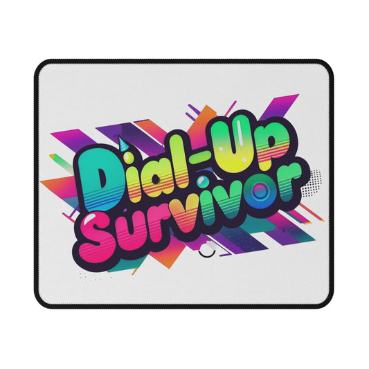 Colorful Retro Dial-Up Survivor Gaming Mouse Pad, Non-Slip Desk Accessories for Gamers, Fun Office Gifts, Vintage Computer Decor, [...]