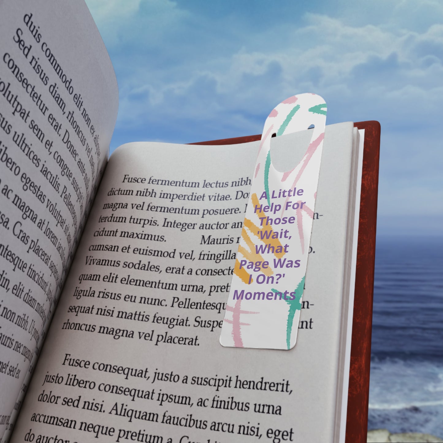 Bookmark - Forgetful Funny Help - Memory Aid for Readers