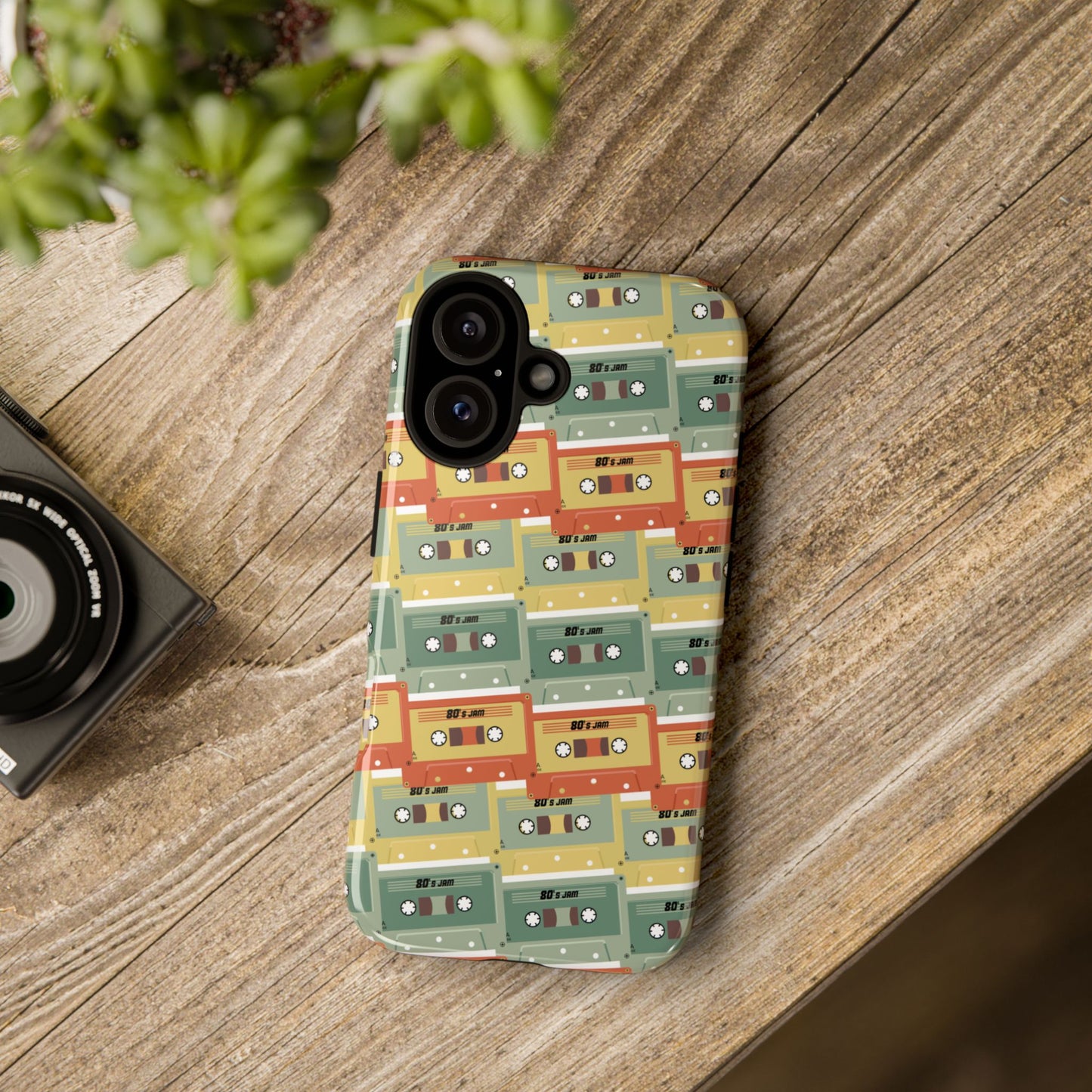 Retro Phone Case - 80s 90s Jam Cassette Tapes, Unique Gift for Music Lovers, Birthday Present, Vintage Style Phone Cover, Cassette Design