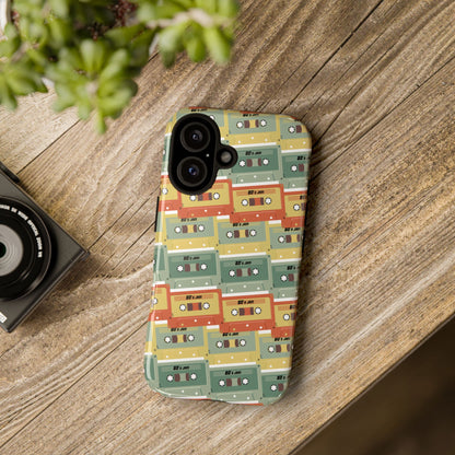 Retro Phone Case - 80s 90s Jam Cassette Tapes, Unique Gift for Music Lovers, Birthday Present, Vintage Style Phone Cover, Cassette Design
