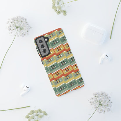 Retro Phone Case - 80s 90s Jam Cassette Tapes, Unique Gift for Music Lovers, Birthday Present, Vintage Style Phone Cover, Cassette Design