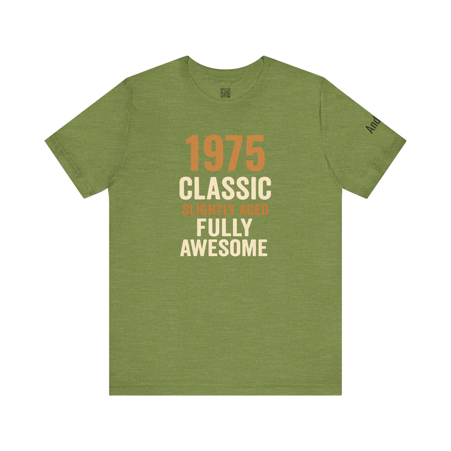Personalized Vintage Unisex Tee with Birth Year and Name/Favorite Quote Sleeve Unisex Jersey Short Sleeve Tee