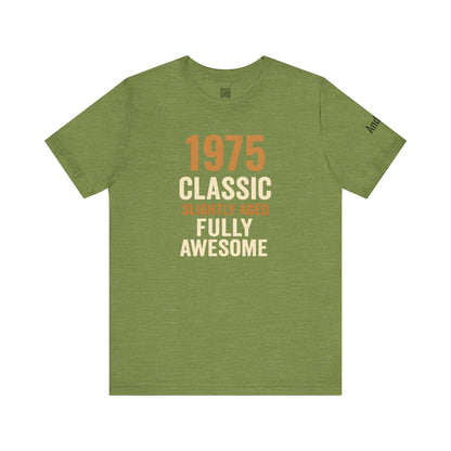 Personalized Vintage Unisex Tee with Birth Year and Name/Favorite Quote Sleeve Unisex Jersey Short Sleeve Tee