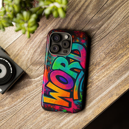 Phone Cases 90s Slang 'Word' Graffiti Tough Cases