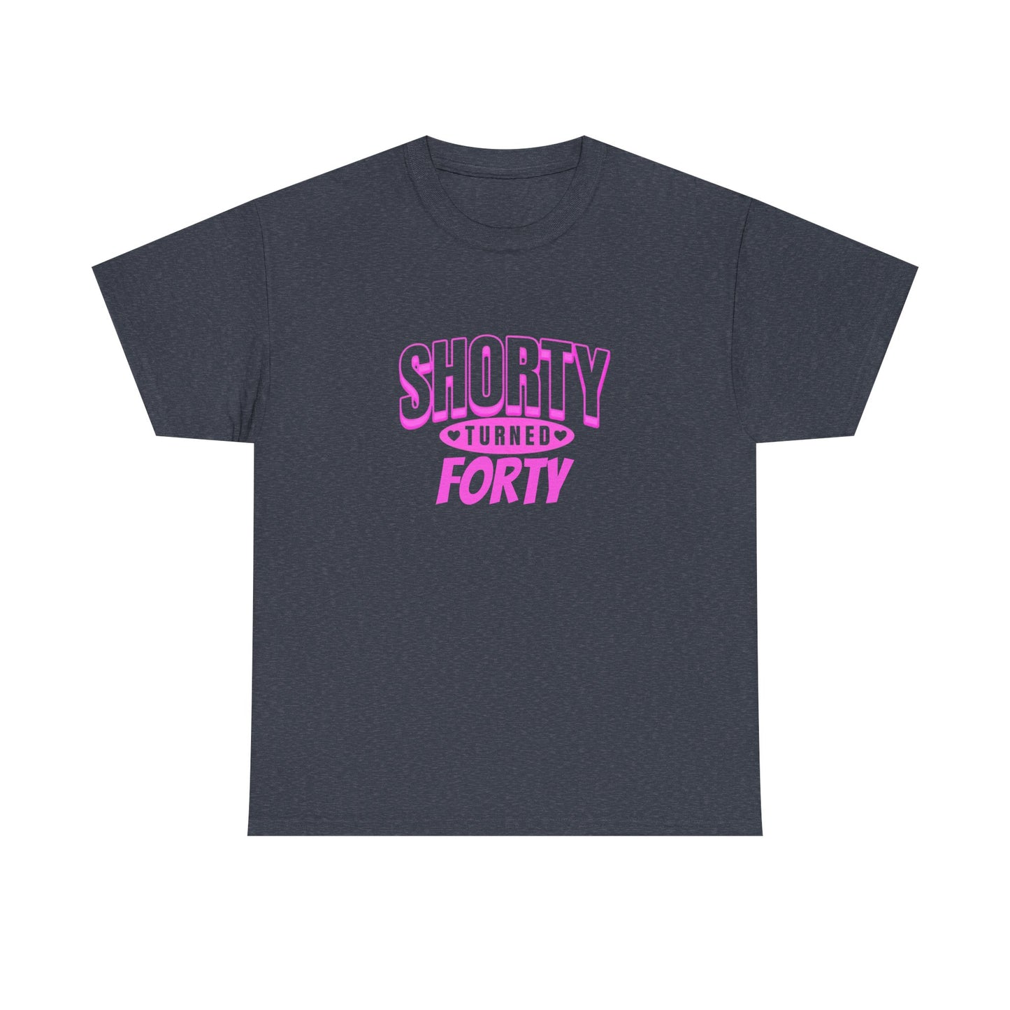 Personalized Shorty Forty Unisex Tee Unisex Birthday Celebration Tee - Shorty Turned Forty, Fun T-Shirt, Retro Gift, Milestone Birthday Apparel, Unique Party Wear