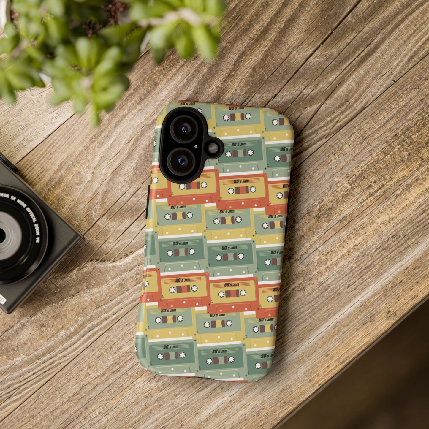 Retro Phone Case - 80s 90s Jam Cassette Tapes, Unique Gift for Music Lovers, Birthday Present, Vintage Style Phone Cover, Cassette Design