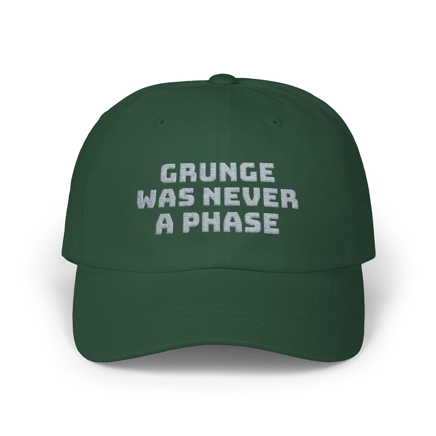 Grunge Phase Dad Cap, Vintage Style Hat, Casual Streetwear, Music Lover Gift, Trendy Accessory for Teens and Adults