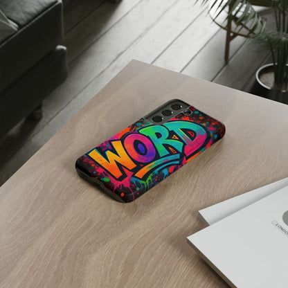Phone Cases 90s Slang 'Word' Graffiti Tough Cases