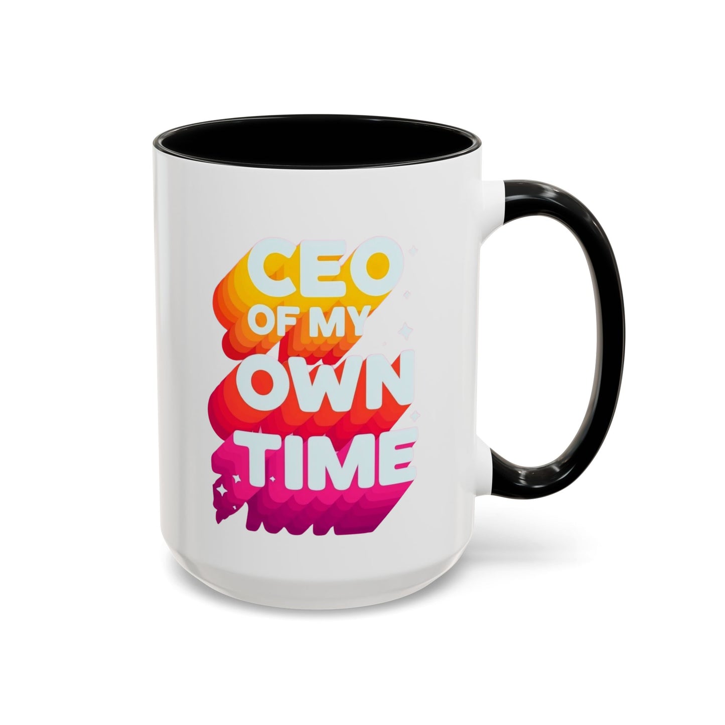 Personalize CEO of My Own Time Coffee Mug | Inspirational Accent Mug | Unique Gift for Entrepreneurs, Graduations, or Motivational Breaks, [...]