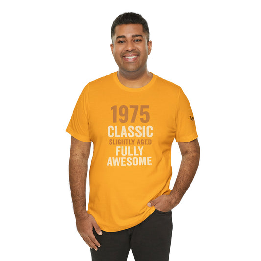 Personalized Vintage Unisex Tee with Birth Year and Name/Favorite Quote Sleeve Unisex Jersey Short Sleeve Tee