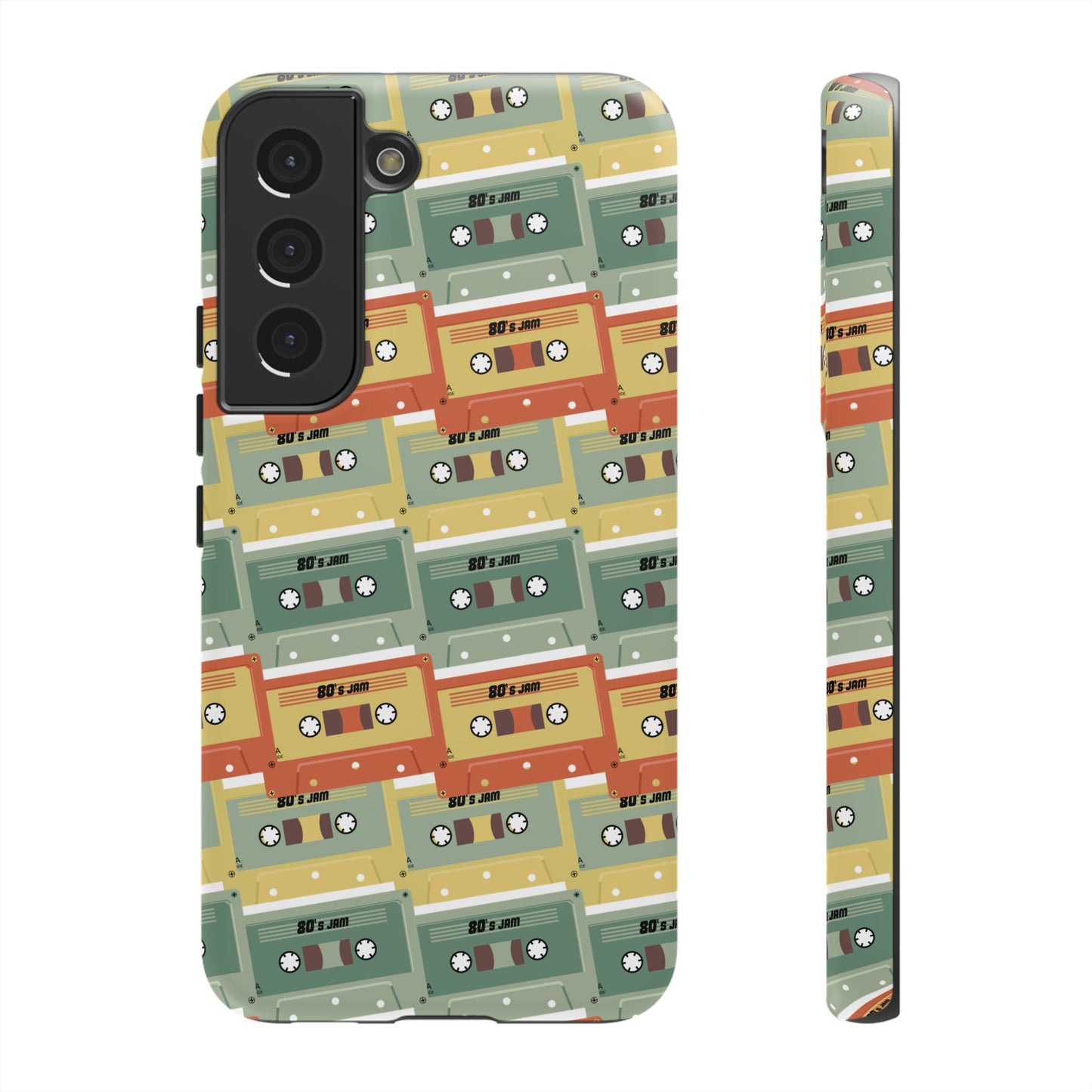 Retro Phone Case - 80s 90s Jam Cassette Tapes, Unique Gift for Music Lovers, Birthday Present, Vintage Style Phone Cover, Cassette Design