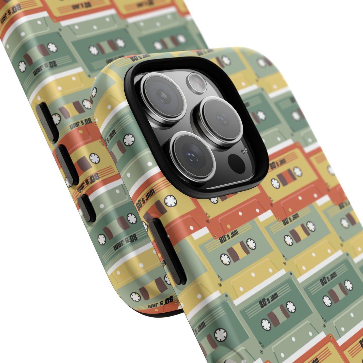 Retro Phone Case - 80s 90s Jam Cassette Tapes, Unique Gift for Music Lovers, Birthday Present, Vintage Style Phone Cover, Cassette Design